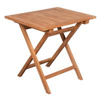 Gartenklapptisch Woodie Teak - Basics, Holz (80/73/60cm) - Gardenson