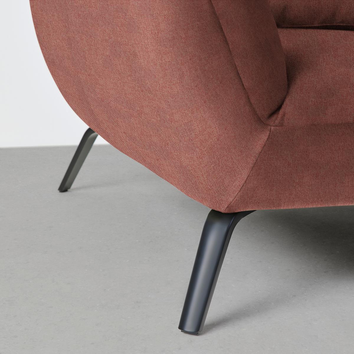 Wohnlandschaft Trendy Altrosa - Altrosa/Schwarz, MODERN, Holzwerkstoff/Textil (310/93/250cm) - Premium Living