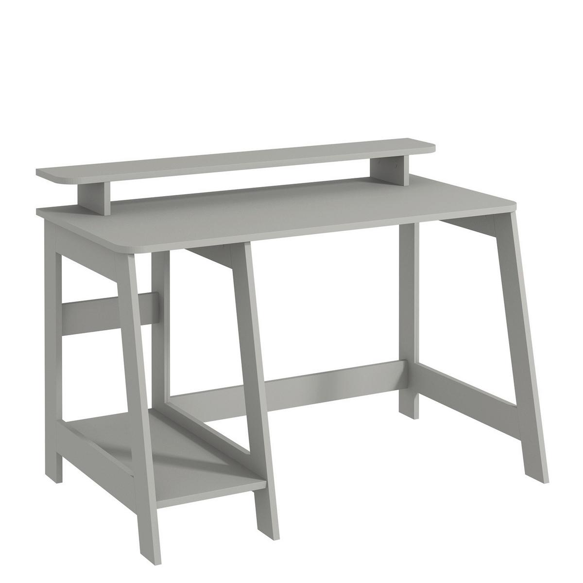SCHREIBTISCH COUNTRY SCHREIBTISCH - Grau, Design, Holzwerkstoff (120/60/73cm) - Livetastic