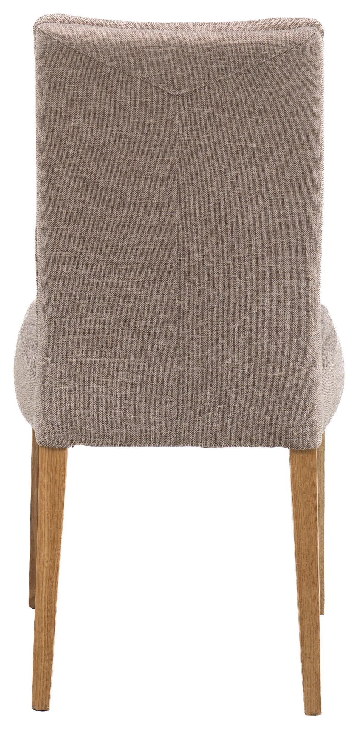 Stuhl Linda Eiche/Anthrazit - Cappuccino, MODERN, Holz/Textil (48/97/66cm) - Mömax