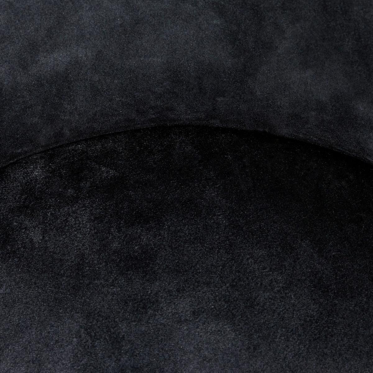 KRZESŁO Z PODŁOKIETNIKAMI CLAUDIA - czarny/kolor złoty, Modern, metal/drewno (60/81/60cm) - MID.YOU