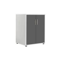 AKTENSCHRANK OFFICE EDITION - Anthrazit/Weiß, LIFESTYLE, Holzwerkstoff (54/74/50cm) - MID.YOU
