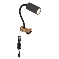 Klemmleuchte Robby max. 25 Watt - Graphitfarben/Schwarz, Basics, Metall (10/5,5/41,5cm) - Globo