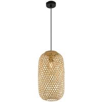 LAMPA WISZĄCA 15367H1 MIRENA - kolor naturalny, Natur, materiały naturalne (22/120cm) - Globo