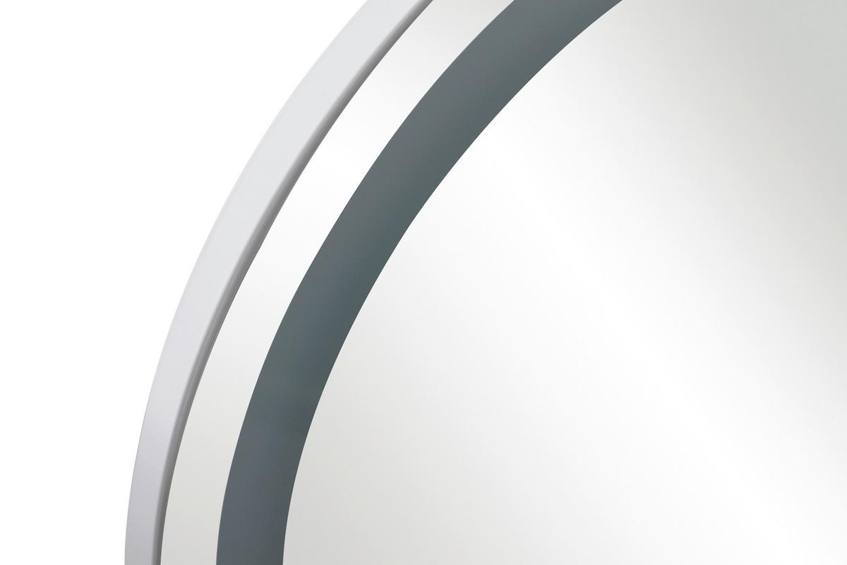 WANDSPIEGEL LED SCHMINKSPIEGEL GLAMORY 125 - Weiss, Basics, Glas/Holzwerkstoff (53/10/60cm) - Kayoom