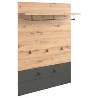 PANEL DO PRZEDPOKOJU MAXIM - kolor dębowy/antracytowy, Konventionell, materiał drewnopochodny (85/126,7/28cm) - Xora