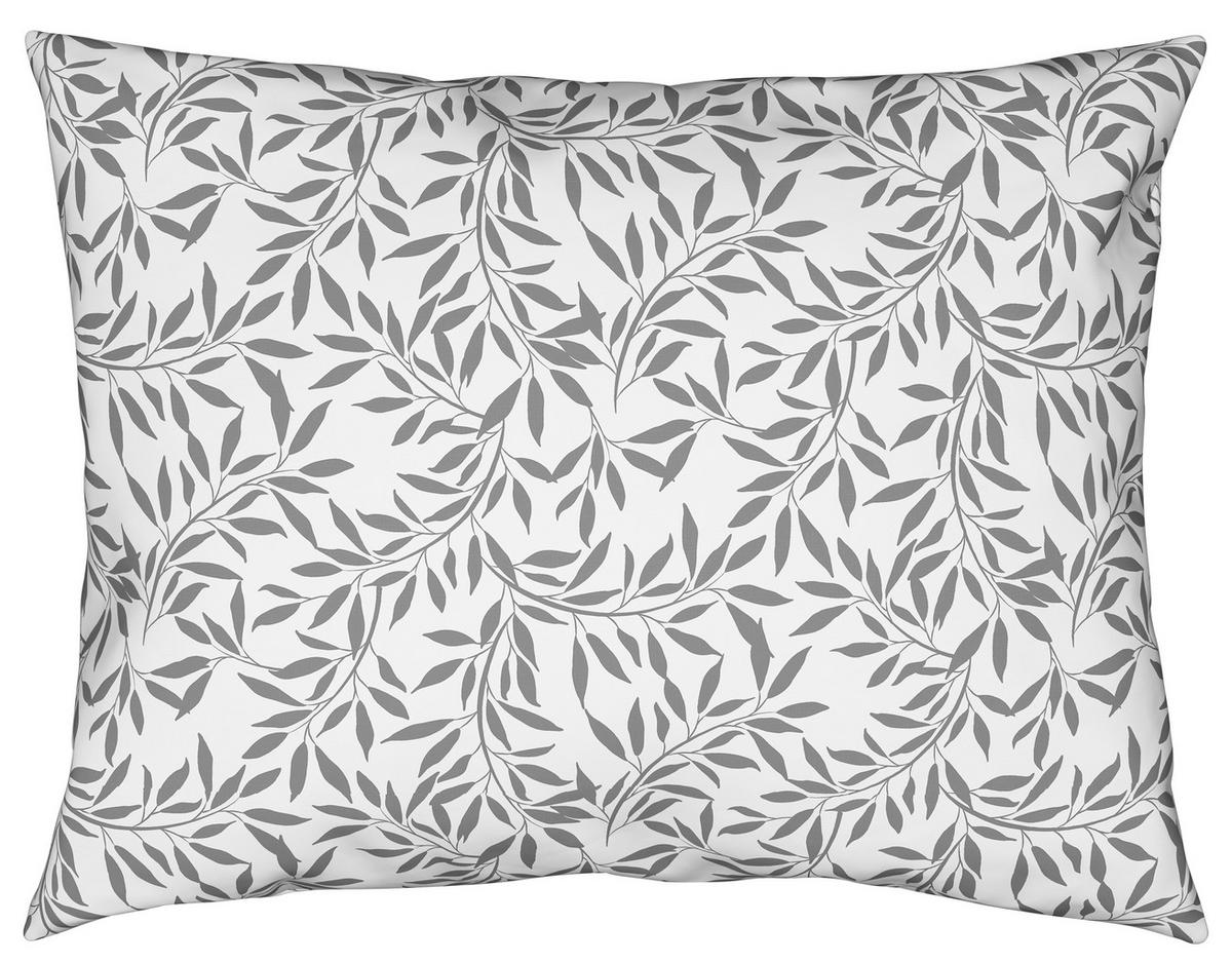 BETTWÄSCHESET TIFFANY - Weiss/Grau, Konventionell, Textil (160/210cm) - Modern Living