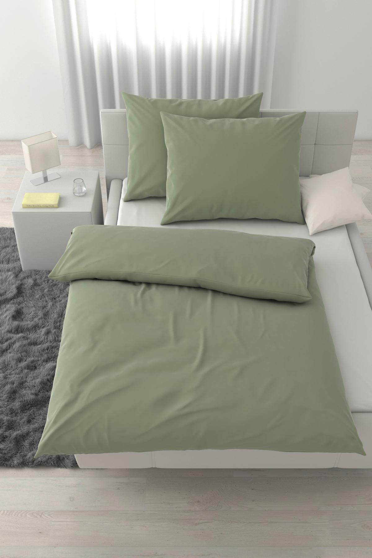 Posteljnina Xenia Uni Xxl, Zelena, 2x60/80, 200/200 - svetlo zelena, Moderno, tekstil (200/200cm) - Premium Living