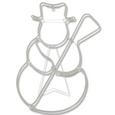 LED-Dekoleuchte Snowman max. 6 Watt - Klar, KONVENTIONELL, Kunststoff/Metall (40/54cm) - Modern Living LED-Dekoleuchte Snowman max. 6 Watt - Klar, KONVENTIONELL, Kunststoff/Metall (40/54cm) - Modern Living
