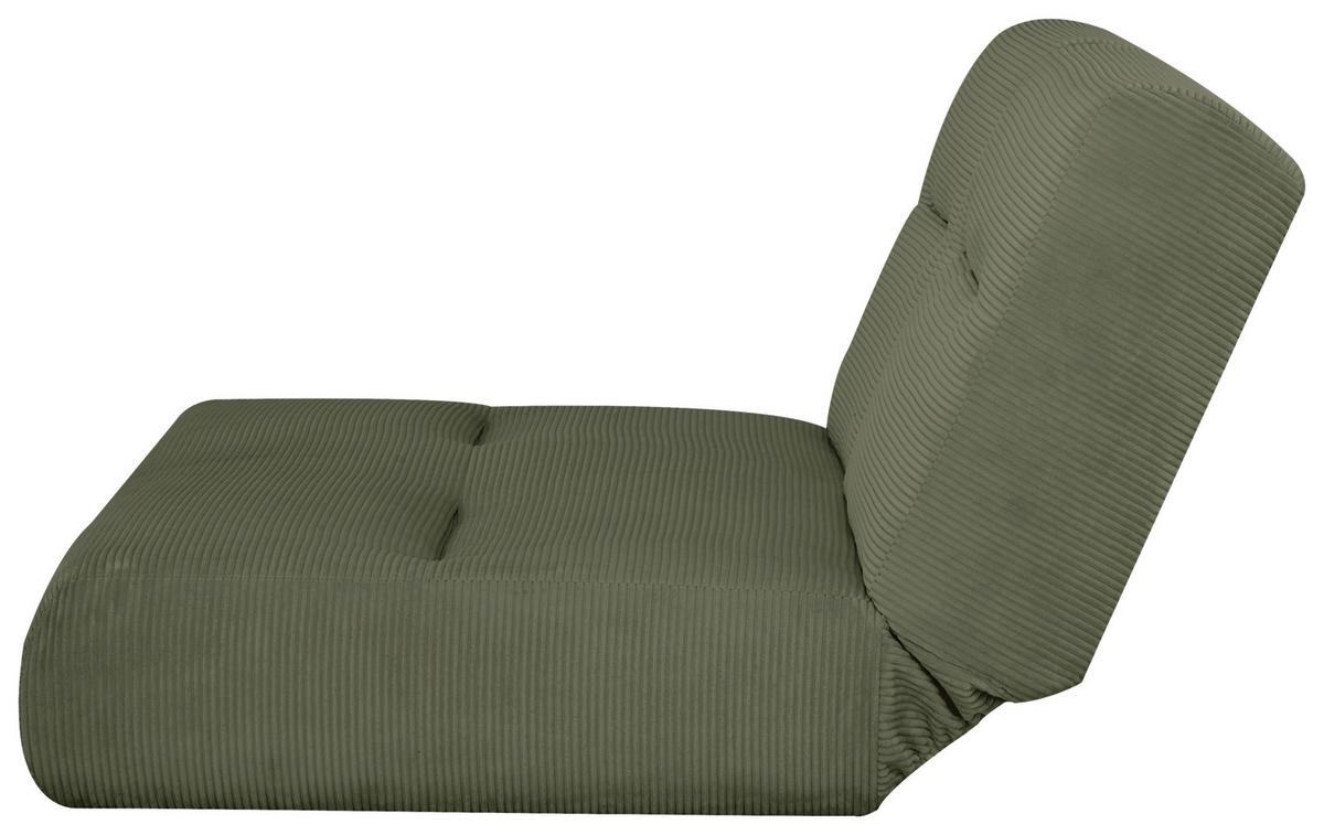 Zofa Luna, Olivno Zelena, Funkcija Ležišča - olivno zelena , Design, tekstil (159/88/160cm) - Livetastic