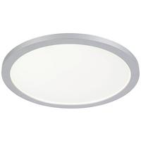LED-Deckenleuchte Imo max. 16 Watt - Silberfarben/Weiß, ROMANTIK / LANDHAUS, Kunststoff (30/5cm) - Mömax