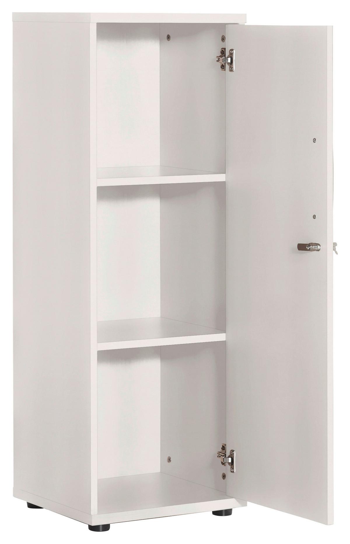 Aktenschrank "Serie 1400" , hellgrau - Hellgrau, Basics, Holzwerkstoff (39,3/110,9/34,5cm) - MID.YOU