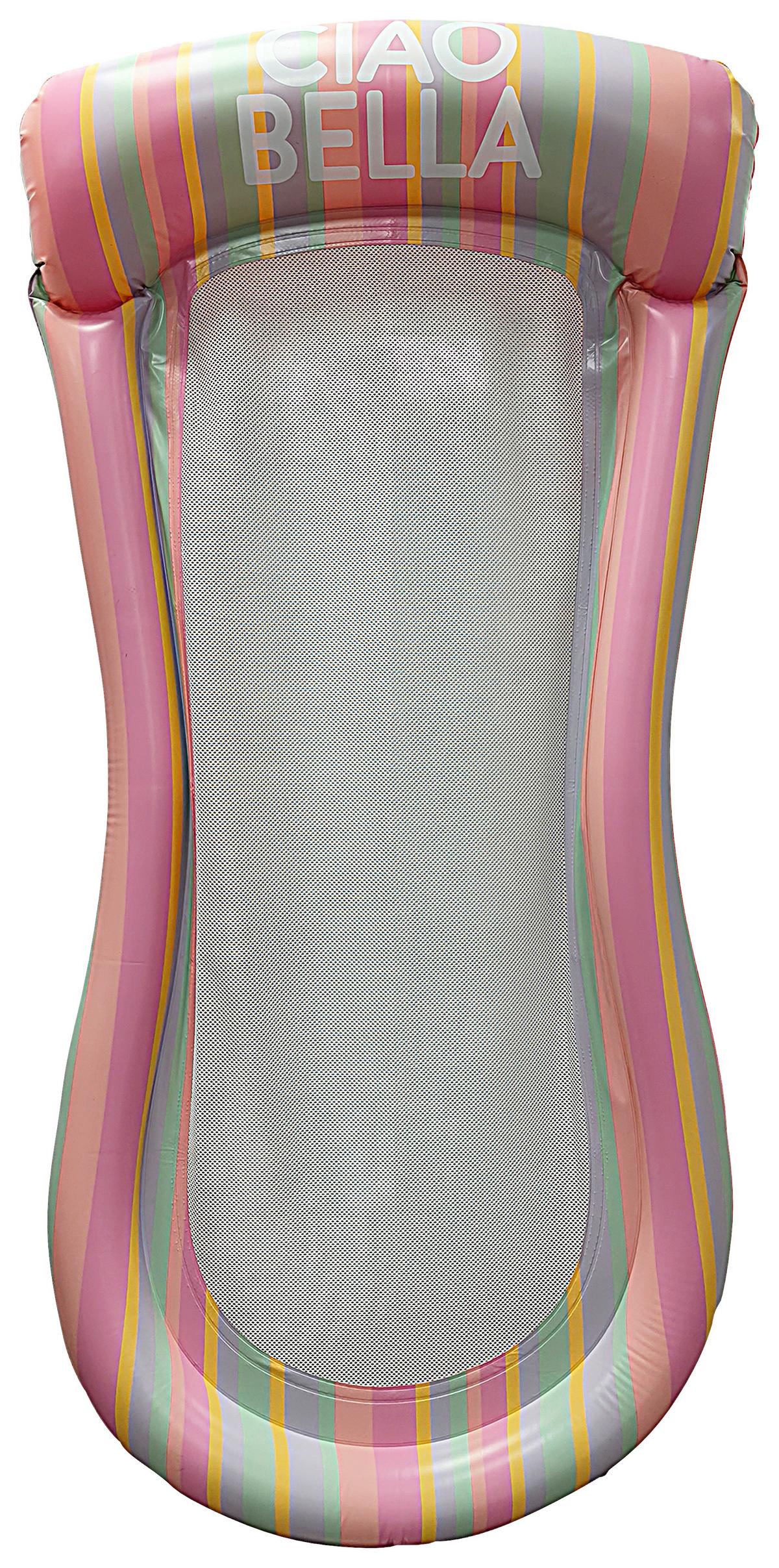 Gumimatrac Ciao Bella - sárga/rózsaszín, Konventionell, műanyag (167/22,5/82cm) - Mömax