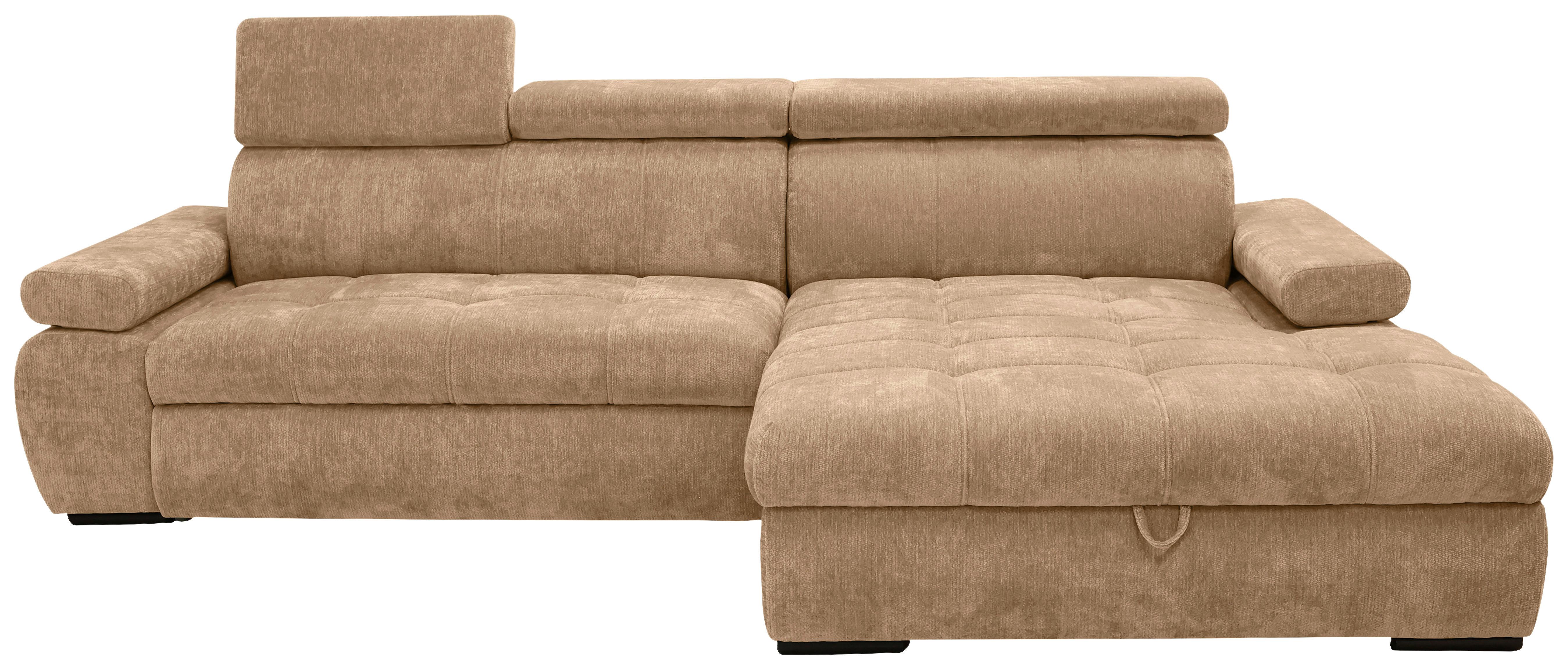 Coltar VEGAS - maro bej, Design, lemn/textil (294/173cm) - Modern Living
