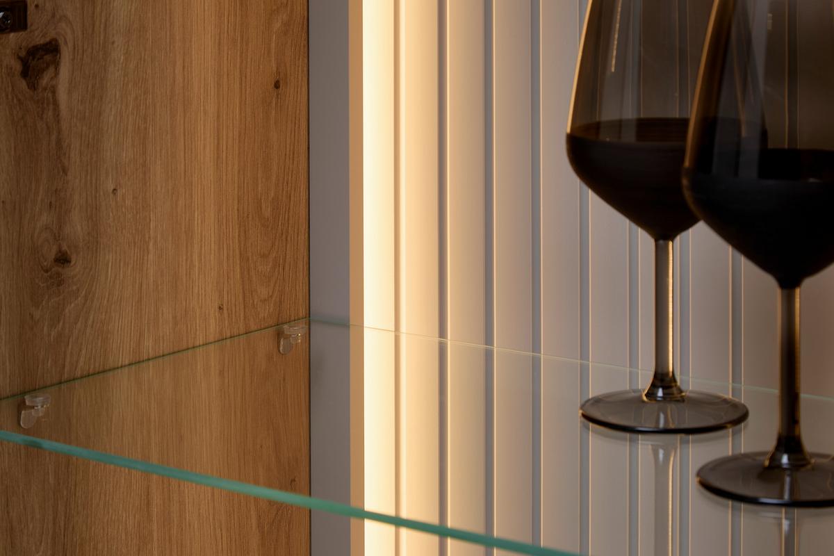 Lichtleiste Cremona Schwarz/Weiß max. 2x10,75 Watt - Schwarz/Weiß, MODERN, Kunststoff (72,5cm) - Premium Living