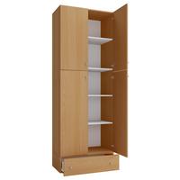 Pisarniška Omara Lona Xxl, Bukev - barve bukve, Moderno, leseni material (70/200/39cm) - MID.YOU