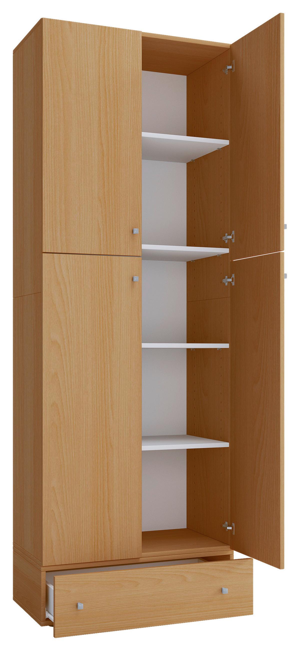 Pisarniška Omara Lona Xxl, Bukev - barve bukve, Moderno, leseni material (70/200/39cm) - MID.YOU