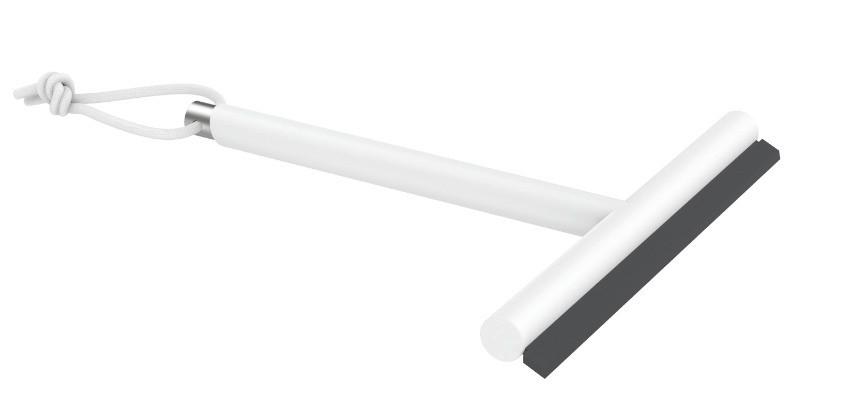 Duschabzieher Chris in Weiss - Weiss, Modern, Kunststoff (20/20,6/2,1cm) - Mömax