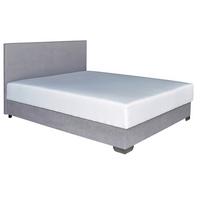 Tapecirani Krevet Morato - bijela/siva, Moderno, drvni materijal/tekstil (160/200cm) - Best Price