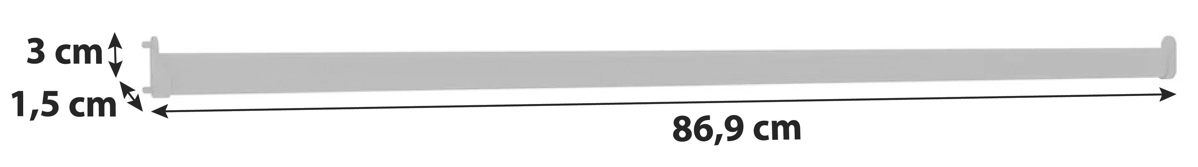 Suport de umerașe Unit - antracit, Modern, metal (86,9cm) - Ondega