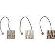 Raffhalter Metal Art mit Magnetverschluss - Silberfarben/Kupferfarben, LIFESTYLE, Metall (5,8cm) - MÖMAX modern living