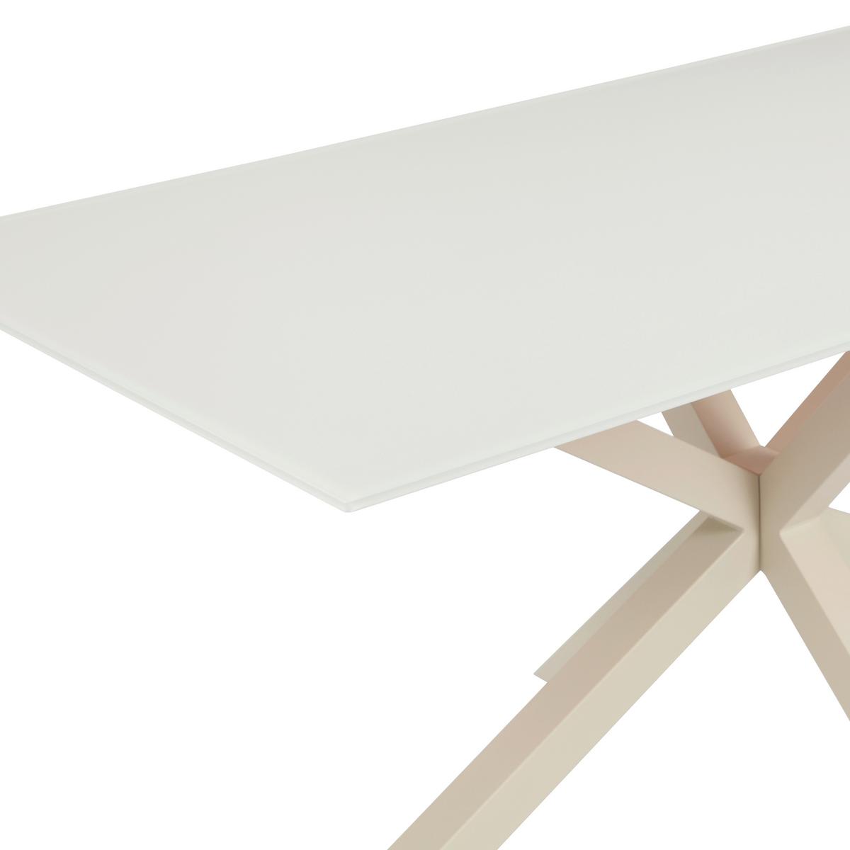 Jedilna Miza Vanda, Kašmir, 160x90 - kašmir, Moderno, kovina/steklo (160/90/75,5cm) - P & B