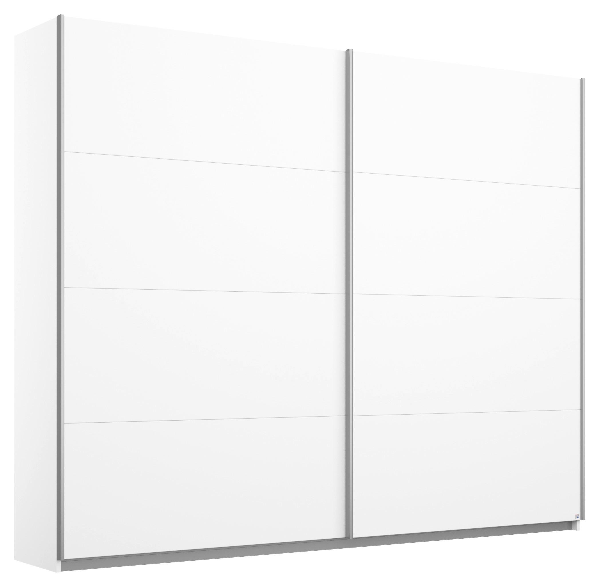 Ormar S Kliznim Vratima Belluno - bijela/boje aluminija, Moderno, drvni materijal/metal (226/210/62cm) - Modern Living