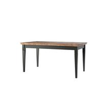 Étkezőasztal Evora - tölgyfa/zöld, Design, faalapú anyag (160/79/90cm)