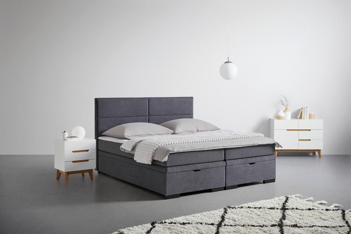 PAT BOX ETHAN - grafit, Modern, textil (180/200cm) - Premium Living