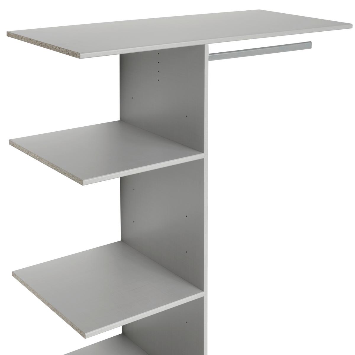 INNENEINTEILUNG WÄSCHEEINTEILUNG - Grau, MODERN, Holzwerkstoff (110/150/50cm) - MID.YOU