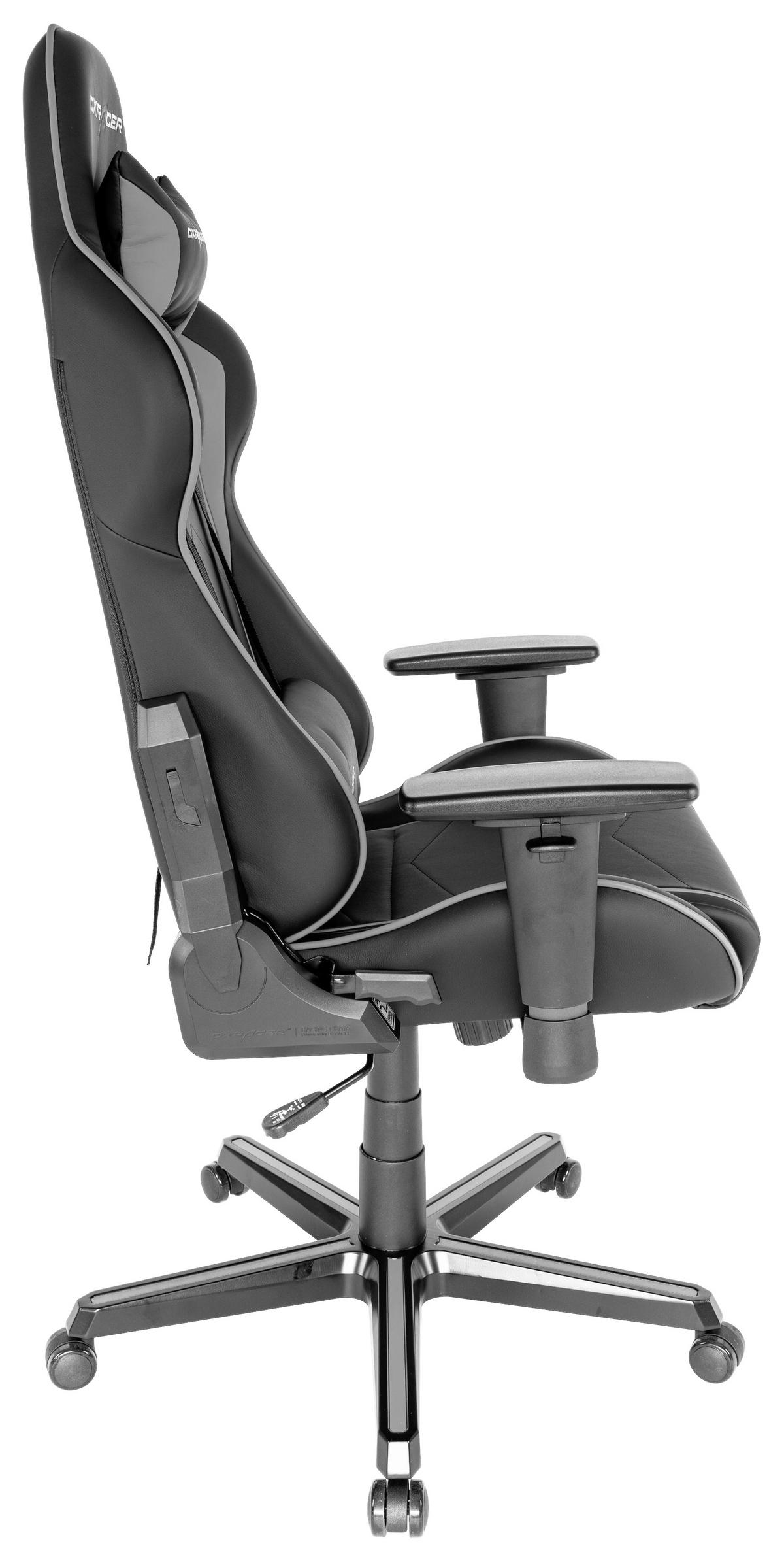 Uredska Stolica Dy Racer F08 - siva/crna, Moderno, metal/plastika (67/127/67cm) - Modern Living