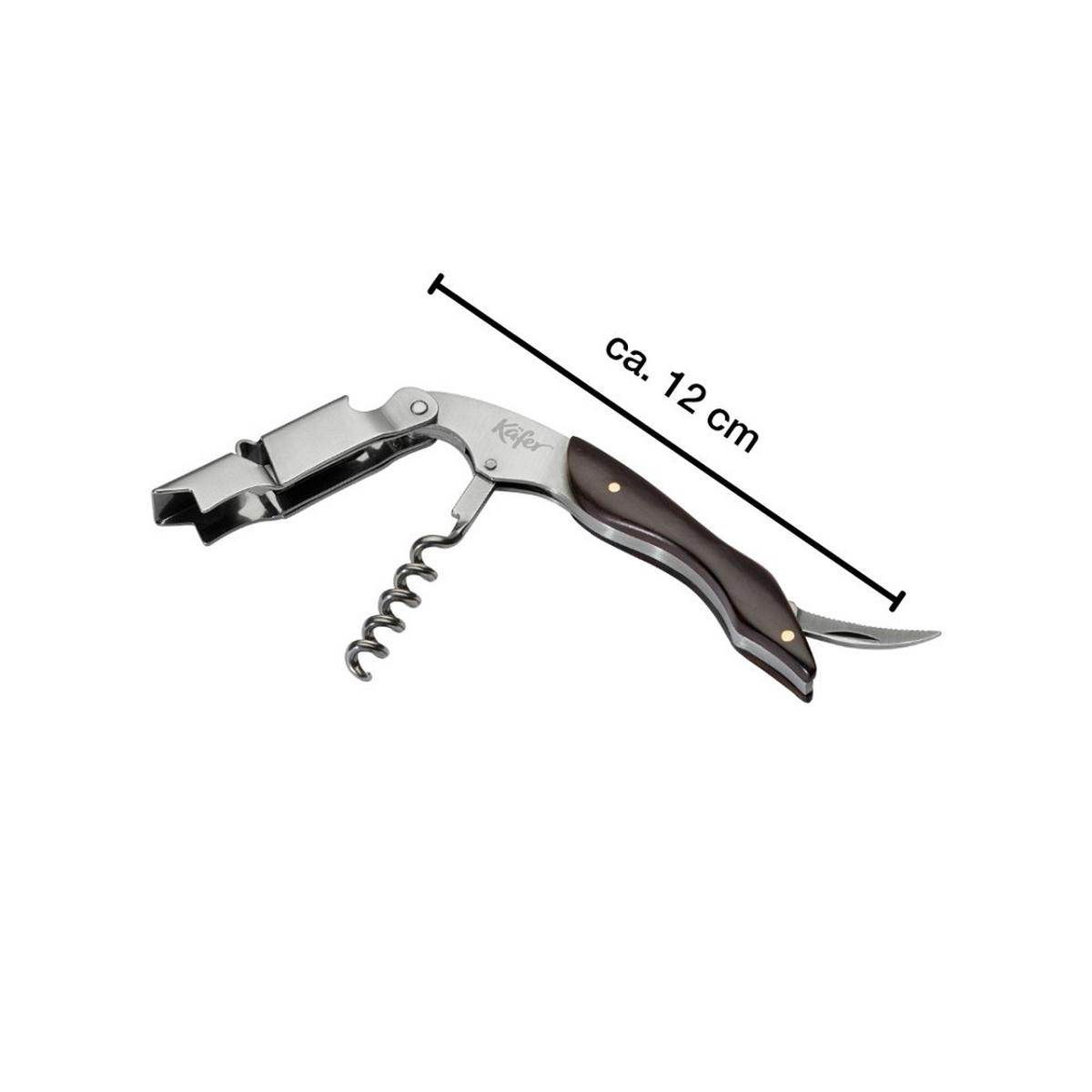 Borkiegészítő Készlet 4214-Ka - nemesacélszínű, Basics, fém (22.5/14.5/6.5cm) - Käfer