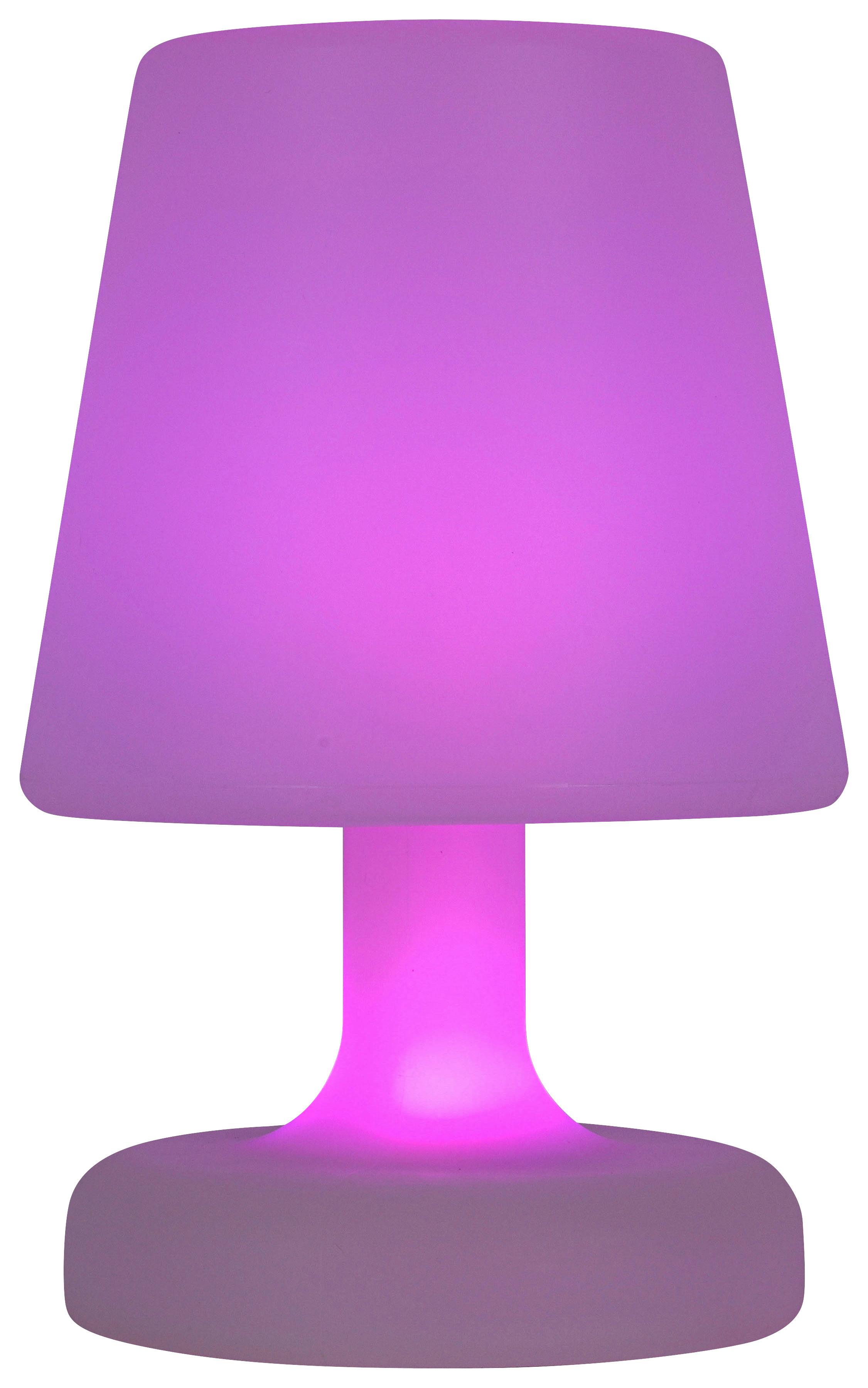 Veioză cu LED Prima - alb, Konventionell, plastic (16/25cm) - Mömax