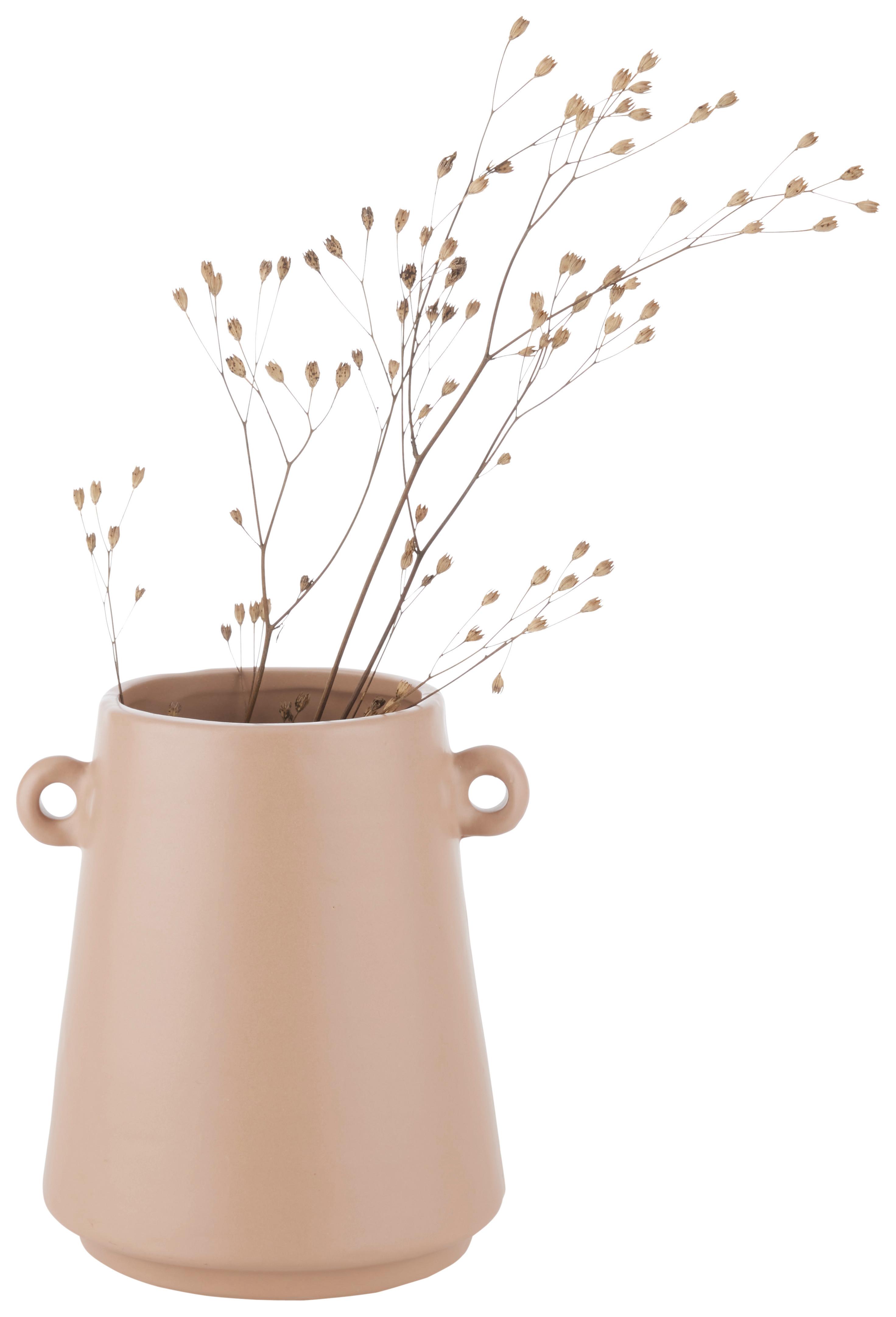 Vaza Emma I -Paz- - svetlo rjava, Basics, keramika (12,5/12,5/11cm) - Modern Living