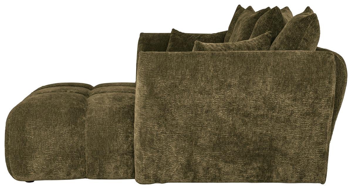 Kutna Garnitura Cammellio - maslinasto zelena/crna, Moderno, tekstil (296/189cm) - Mömax