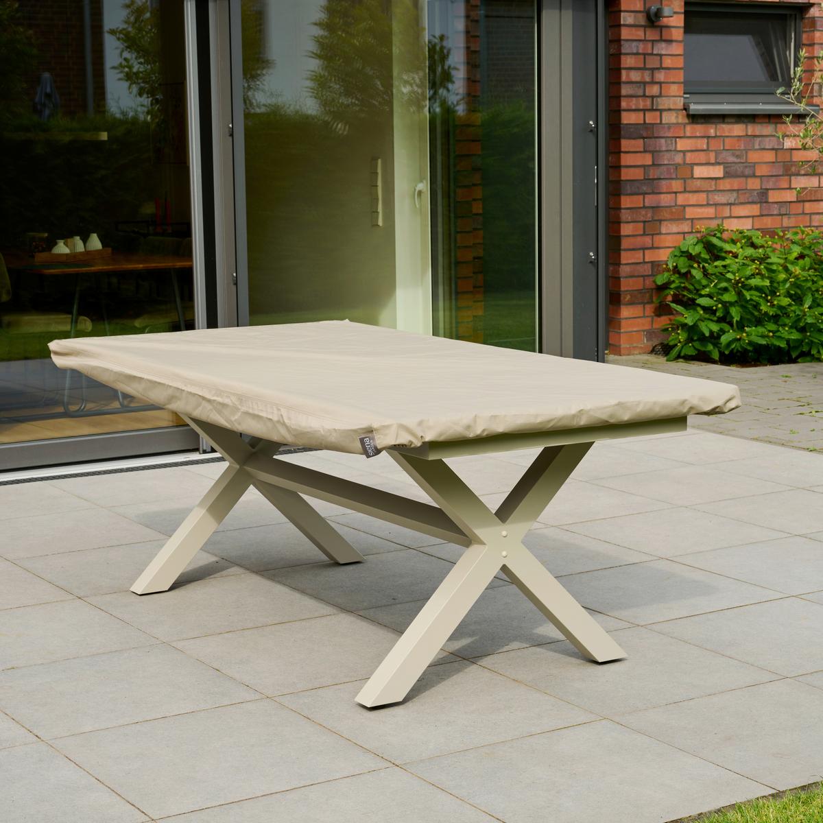 SCHUTZHÜLLE PLUS TISCH SCHUTZHÜLLE - Beige, MODERN, Kunststoff (100/15/220cm) - Siena Garden