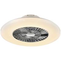 Deckenventilator Luftiku + Fernbedienung  max. 40 Watt - Weiß, KONVENTIONELL, Kunststoff (59/19,5cm) - Premium Living