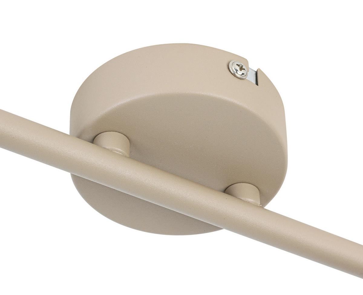 Reflektor Simba - črna/peščene barve, Romantika, kovina/umetna masa (27/8/12cm) - Mömax