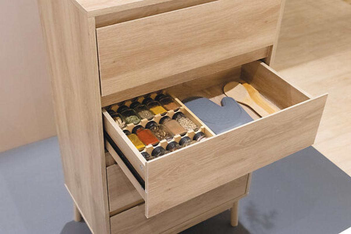 Set borcane pentru condimente Tiroir - Basics (22,6/6,1/31,3cm)