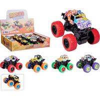 Játékautó Monster Truck - többszínű, műanyag (8/7/8,5cm)