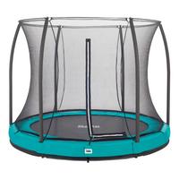 Boden-Trampolin Salta Comfort Ø ca. 305cm - Grün, Basics, Metall (305cm) - Salta