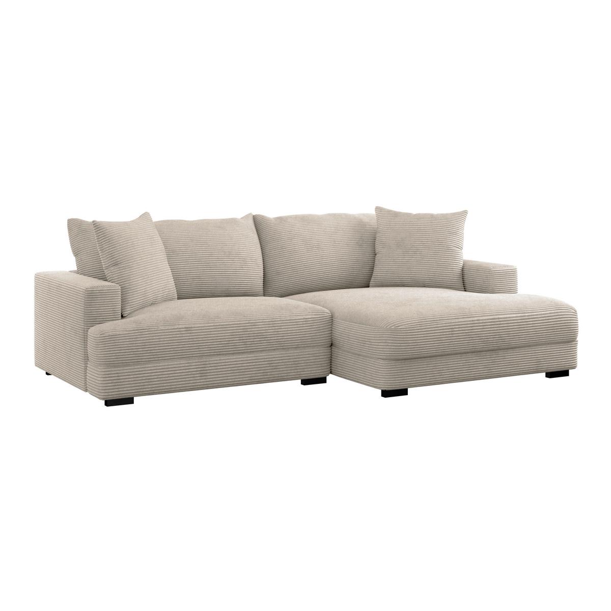 Coltar PELLE - bej, Modern, textil (265/180cm)