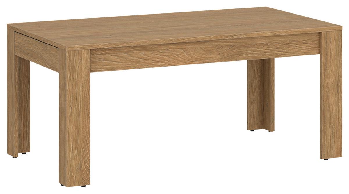 Stolić Aretta - boje hrasta, Moderno, drvni materijal (100/46,5/65cm) - Modern Living