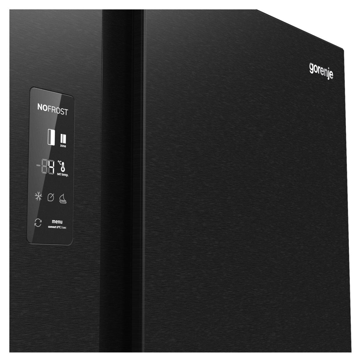 Kühl-Gefrier-Kombination NRR9185EABXL - Schwarz, MODERN (91,5/178,6/67cm) - Gorenje