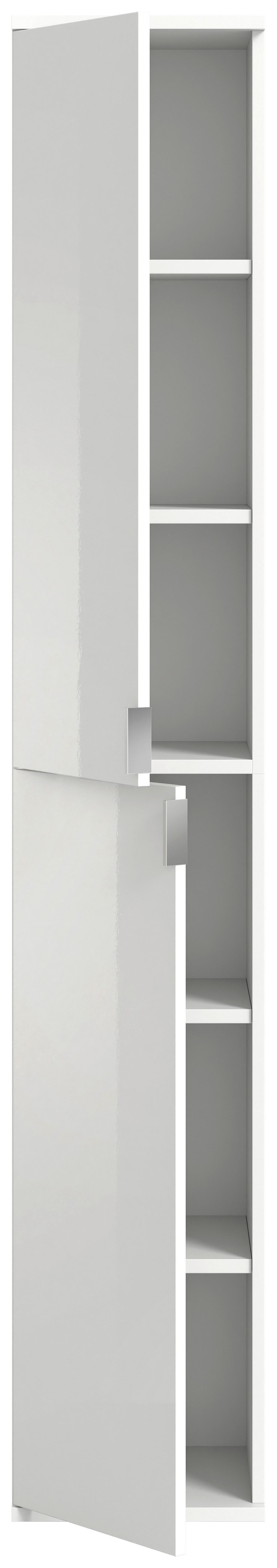 Garderobe Projekt X ca. 212x193 cm Eiche/Weiß - KONVENTIONELL, Holzwerkstoff (212/193/34cm) - MID.YOU