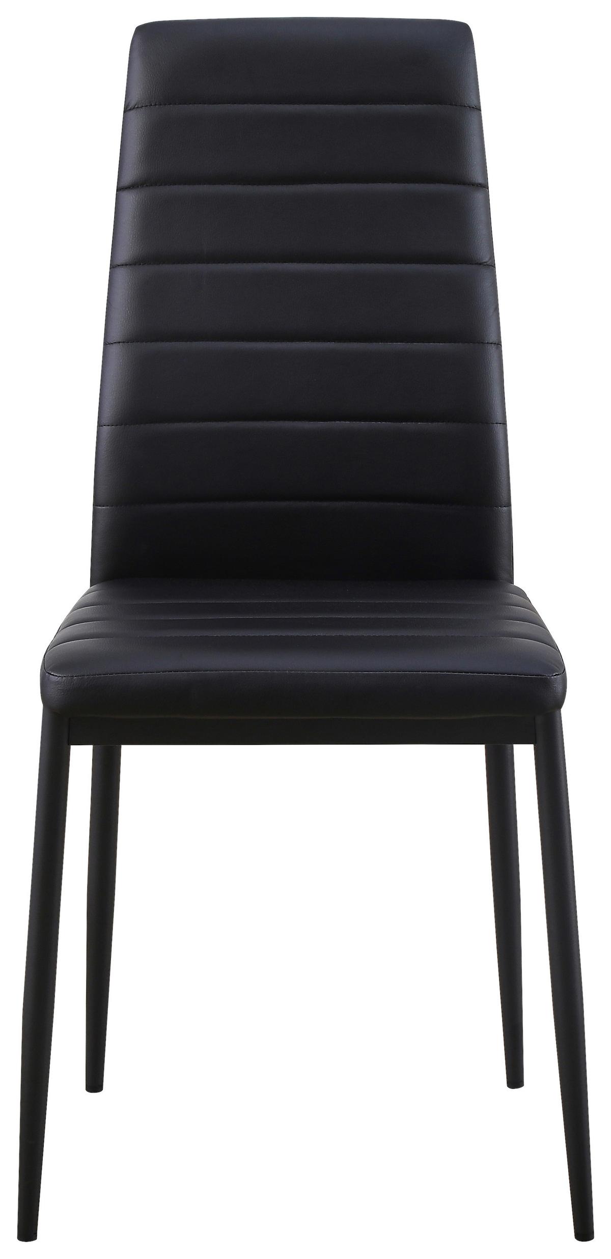 Scaun FRANZI *PH* - negru, Konventionell, metal/textil (42/95/51cm) - Best Price
