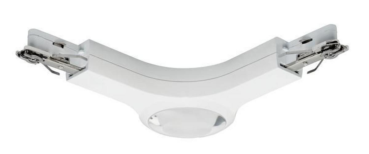 Schienensystem-Verbinder LED L-Connector in Weiß - Weiß, Design, Metall (14,1/2,7/14,1cm) - Paulmann