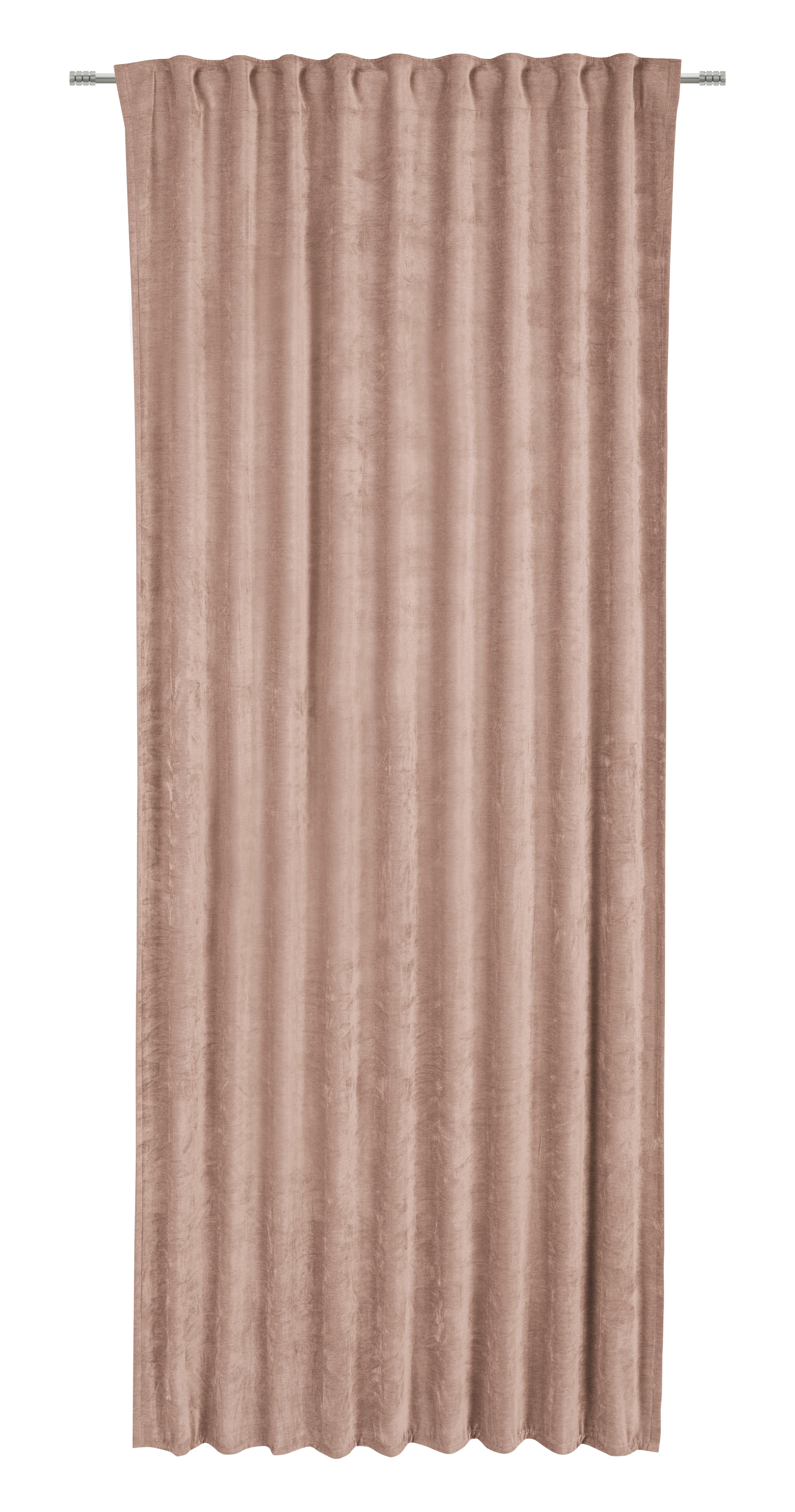 GARDINLÄNGD CASPER - rosa, Klassisk, textil (140/245cm) - Mömax