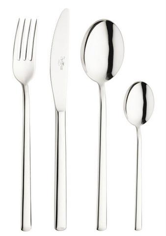 Jedilni Pribor Synthesis, 16-Delni - barve nerjavečega jekla, Basics, kovina (25,5/7/5,3cm) - Pintinox