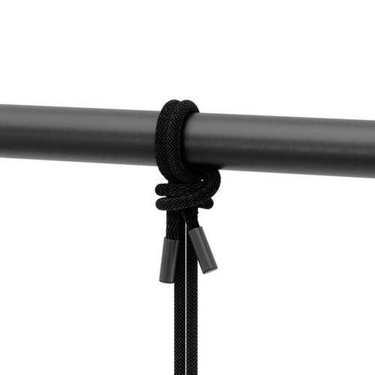 Wand-Pflanzentopf Schwarz - Schwarz, Basics, Kunststoff/Metall (18/94/137cm) - Umbra